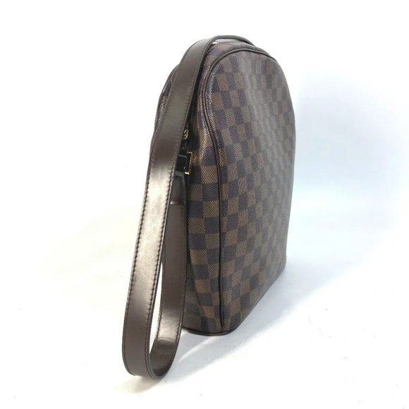 Auth LOUIS VUITTON N51292 Damier Ipanema GM Bag Shoulder Pochette Shoulder Bag - Picture 6 of 15